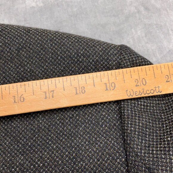 Pronto Uomo Blazer Men 42R Gray Tan Career Lanificio Galtes Wool Italy VTG‎ - Picture 7 of 14